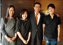 박삼구 금호 회장, 차이콥스키 콩쿨 입상자 축하