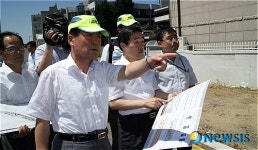 박홍섭 마포구청장, 공사현장 점검