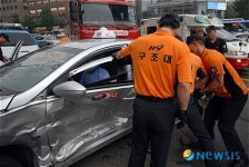 서초소방서, 택시운전자 구조