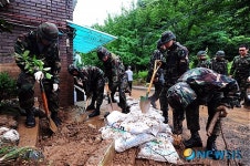 남태령 전원마을 복구 작업