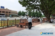 증평역 광장 친환경 주민쉼터 변모