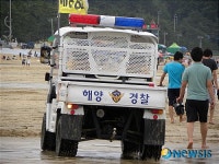 ‘서해지방해양경찰 대천여름경찰서 순찰중’