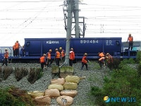 정읍·천원역구간 호남하행선 복구작업