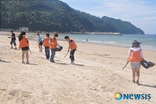 연암공대, 해수욕장 환경미화 봉사