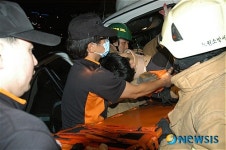 동부간선도로 한천교부근 교통사고