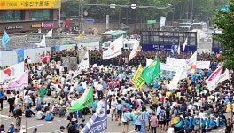 태평로 일대 대규모 집회