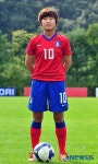 여자 축구대표팀의 지소연 선수