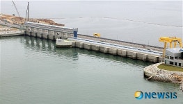 시화호, 25만 4천Kw 조력발전소 완공