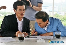 이곳에 도로를 확장해야 한다는 거죠