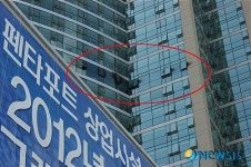 천안 66층 펜타포트 신축현장 화재…인명피해 없어