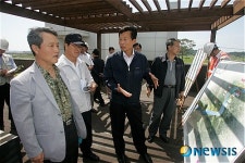 권도엽 장관, 금강 살리기 사업 서천현장방문