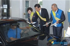 증평나들목 귀성객 맞이 캠페인