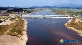 완공 앞둔 승촌보