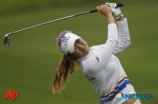 나비스타 첫날 경기하는 오지영