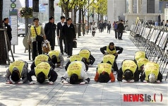 한미FTA저지를 위한 삼보일배