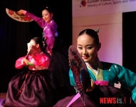 아름다운 부채 무용