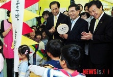 흥겨운 박원순 서울시장 후보