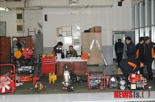 소방장비 검사 받는 날