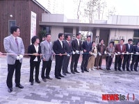 화성개발“매천 화성파크드림 노인정 개소·화합대잔치”