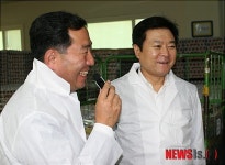 소진세 세븐일레븐 대표, 협력사 세양 방문