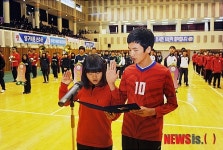 양구군수기 중학교 체육대회