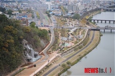 폐철도 부지→시민공원 순천장대공원 전경