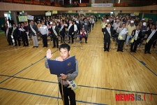 영외면회객 친절실천 결의