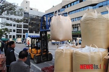 정읍시농민회 벼야적투쟁 돌입
