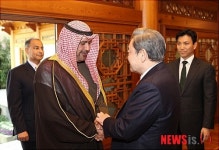 이건희 회장, 알사바 OCA 회장 초청 오찬