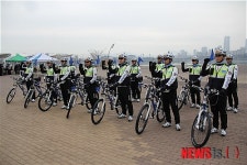 서울 광진서, 자전거순찰대 발대…현장치안활동 강화