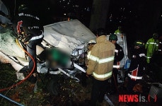 홍제천 차량 추락 사고