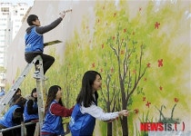 통학로의 변신!