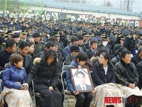 인천 해양경찰서 전용부두에서 이청호 경장 영결식