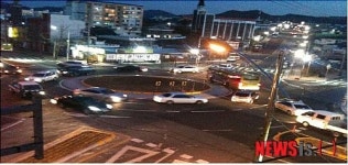 회전교차로로 변한 전주 인후6거리