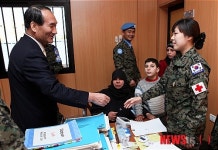 의료지원 현장 방문한 박승춘 국가보훈처장