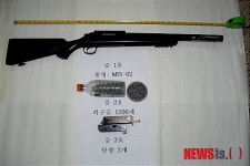 보령署, 완구용 장총 개조해 택시 등 총격한 대학생 검거