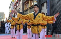 돌실나이, 태권도, 새옷을 입다 전시회 개최