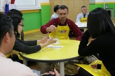 임실치즈마을에서 체험하는 외국인