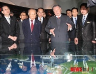 여수엑스포 홍보관 방문한 정몽구 회장