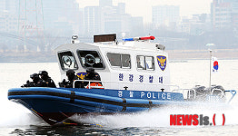 대테러훈련 고속순찰정 투입