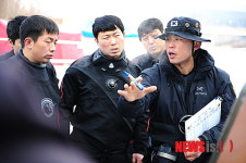 2012년 동계 수난구조 특수훈련 열린 영월 한반도면 서강