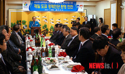 재일경제인단 환영하는 여수시장