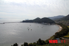 2012년 자연생태우수마을로 선정된 남해군 물건마을