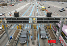 궁내동 서울톨게이트 지나는 차량들