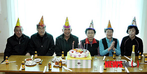 어르신 합동생일잔치 열린 한반도면 쌍룡5리