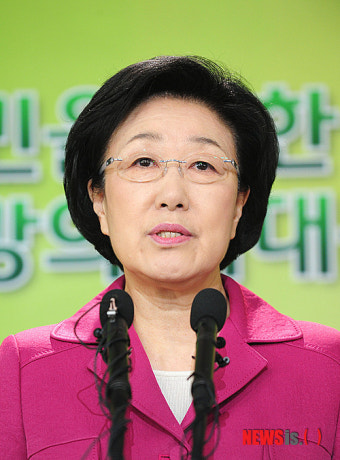 한명숙 대표 대국민 기자회견