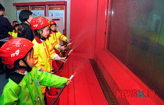 소화기 체험 소방안전교육