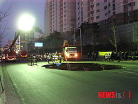 인천 서구 지하철 공사 현장 도로 붕괴 50대 숨진 채 발견