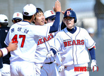 전지훈련장, 홈런 친 이원석