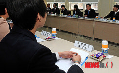 광양중학교 방문한 김황식 총리